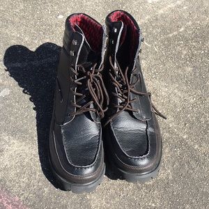 Rocawear boots red and black. (Worn once or twice)